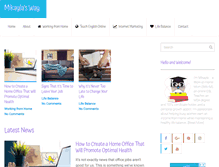 Tablet Screenshot of mikaylasway.com